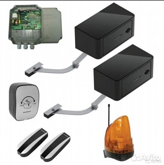 Привод для распашных ворот ARM-320PRO/Black-KIT