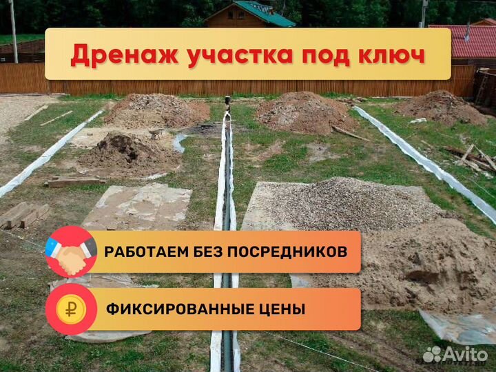 Дренаж участка