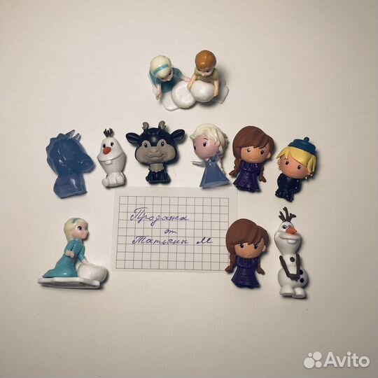 Игрушки из киндера СССР и современные