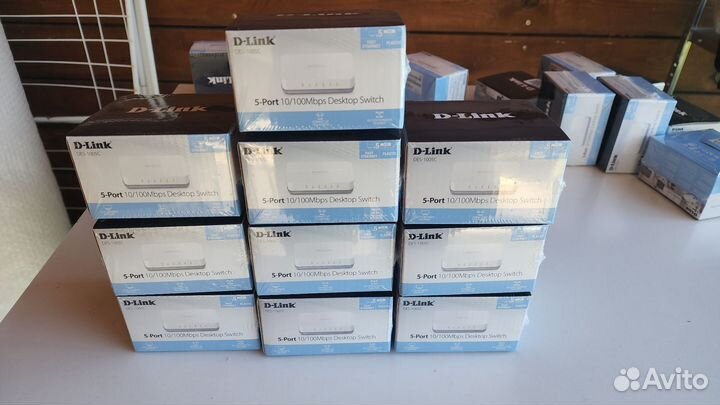 Коммутатор dlink 5 портов 10 шт