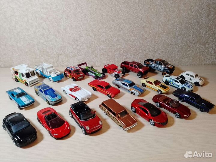 Машинки hot wheels, welly, mattel