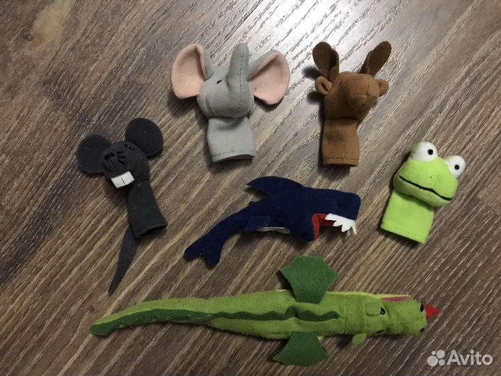 Кукольный театр IKEA на руку 6 шт