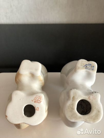 Статуэтки собак, фарфор, СССР