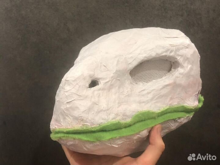 Маска раптора папье маше,фурсьют,основа