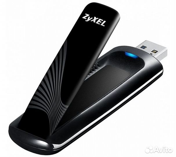 Wi-Fi адаптер zyxel NWD6605, черный