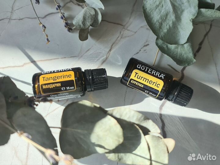 Эфирные масла Мандарин и Куркума Дотерра