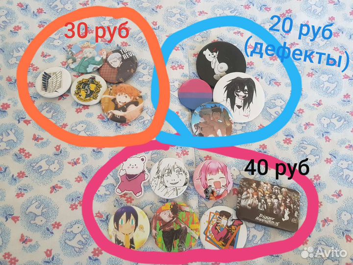 Аниме значки