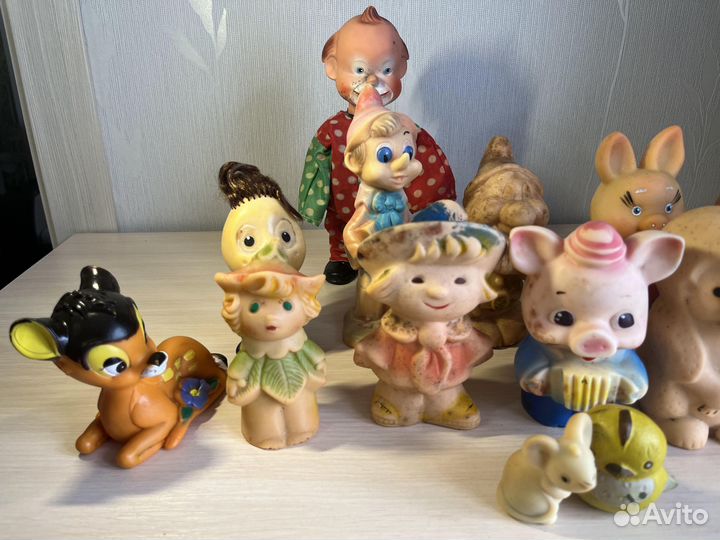Игрушки резиновые СССР