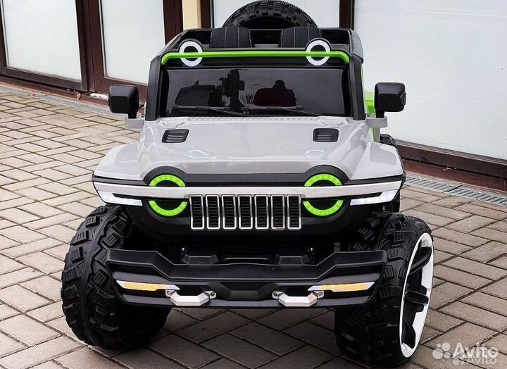 Детский двухместный электромобиль джип