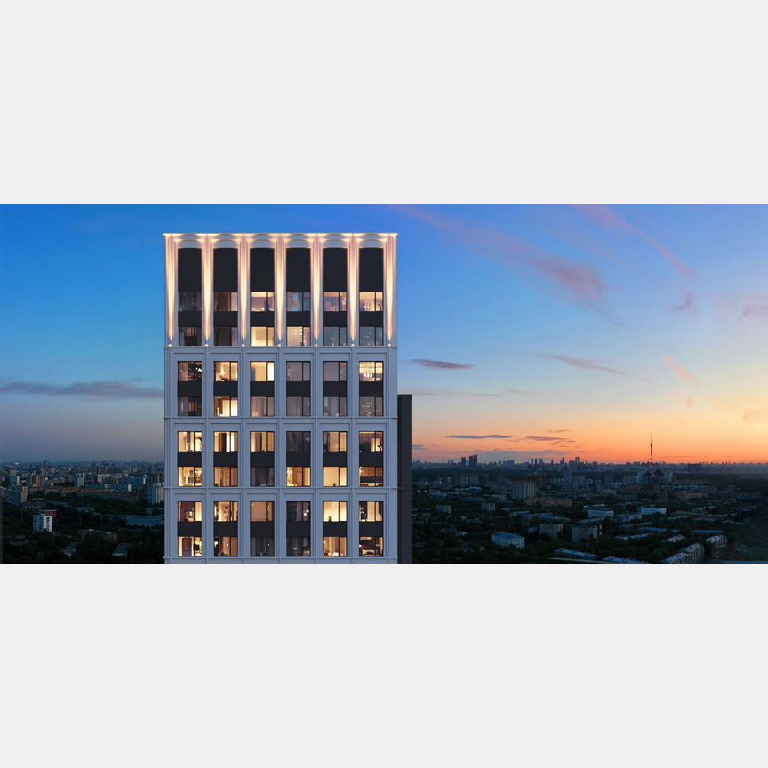 1-к. квартира, 43,5 м², 7/41 эт.