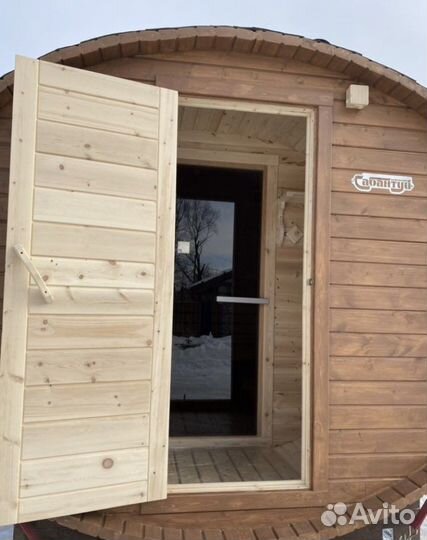 Аренда прокат баня бочка на прицепе с доставкой