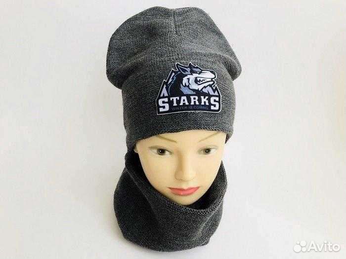 Комплект шапка и снуд