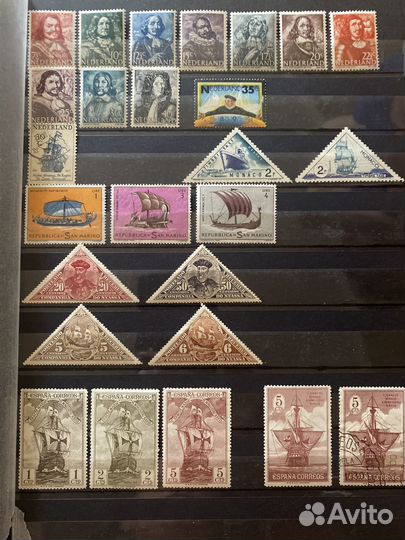 Марки корабли