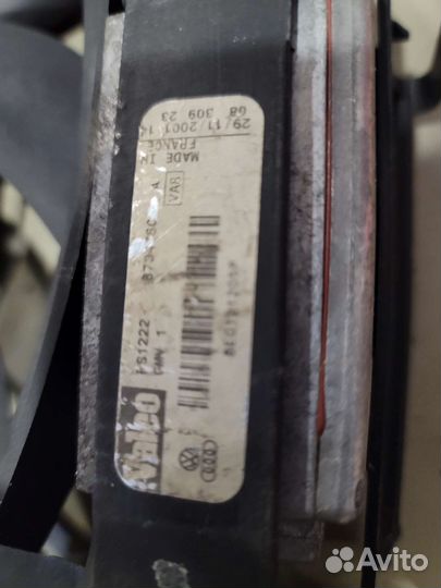 Вентиляторы охлаждения Audi A4 8E0121205P