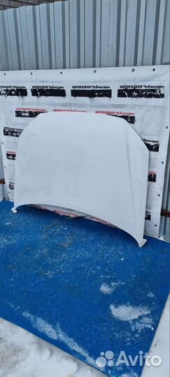 Капот VW Polo рестайлинг 2015-2020 белый