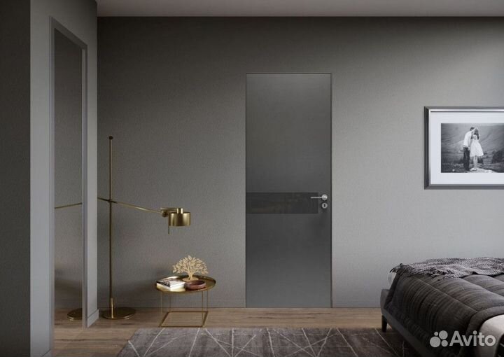 Межкомнатные двери скрытого монтажа эмаль