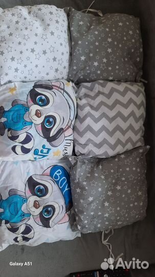 Борттки в детскую кроватку