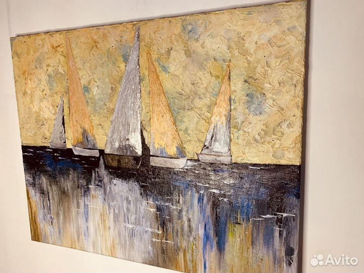 Картина акрилом на холсте