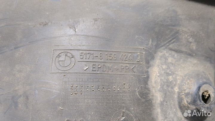 Защита арок (подкрылок) правая передняя BMW 5 E39