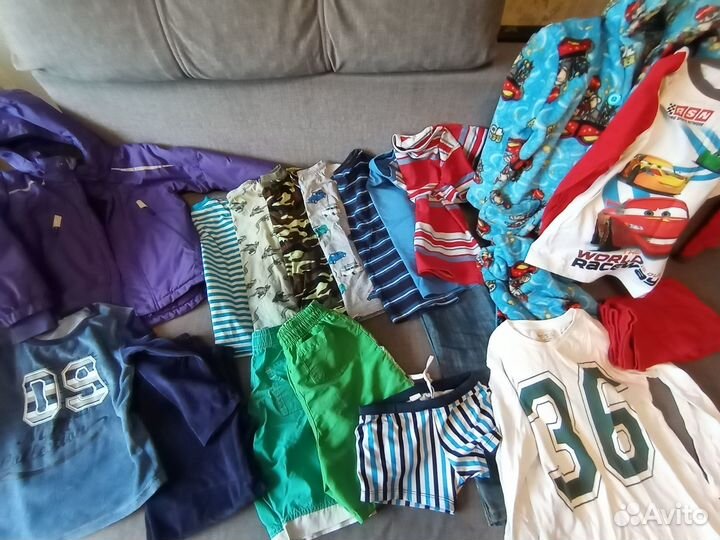Пакет вещей и обуви на 5-6 лет