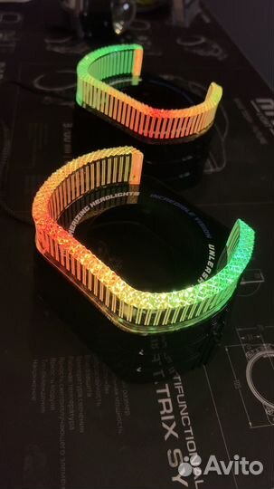 Фары ангельские глазки RGB с телефона