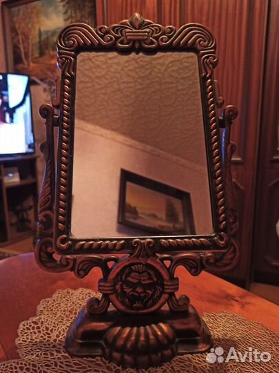 Зеркало настольное винтаж