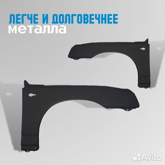Передние крылья ваз 2110 левое и правое крыло