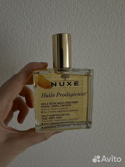Масло для тела nuxe huile prodigieuse 100ml