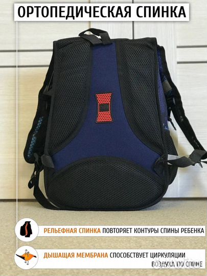 Рюкзак школьный для мальчика 3в1