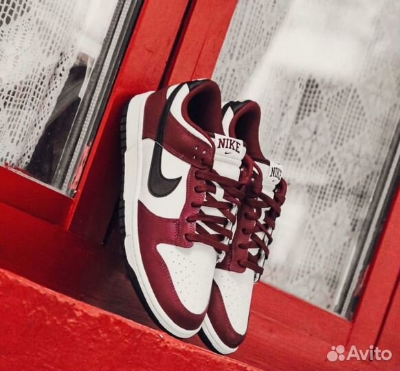 Nike Dunk Low Dark Team Red Black