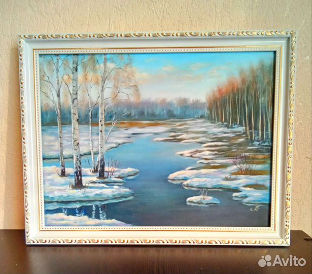 1.Картина. Пейзажи, масло,холст /двп 30х40