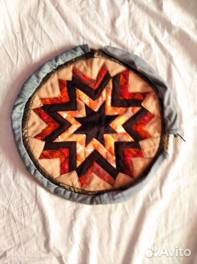 Коврики из цветных лоскутков