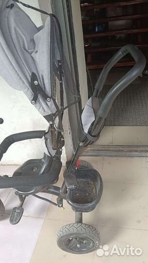 Велосипед коляска трёхколёсный с ручкой