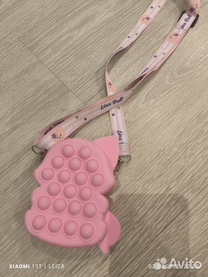 Сумка для девочки поп ит розовая