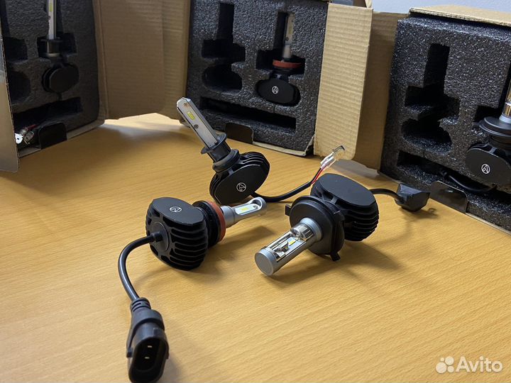 Светодиодные лампы с цоколем н1 н4 н7 н11 нв3 нв4