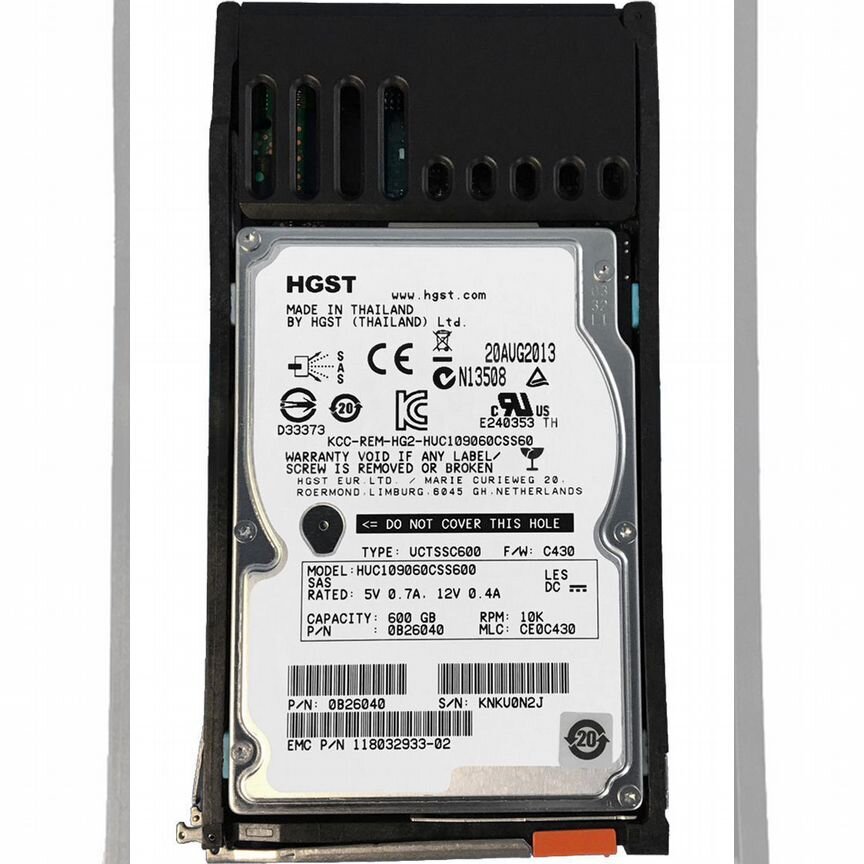 [005050262] Жесткий Диск Emc 600gb 118032933-02 005050262 Fc