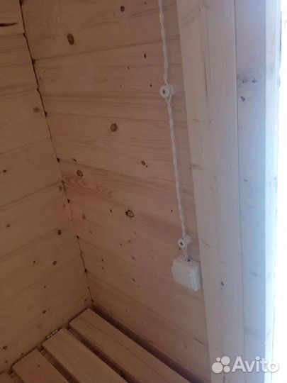 Баня бочка квадро 2х3 +козырёк