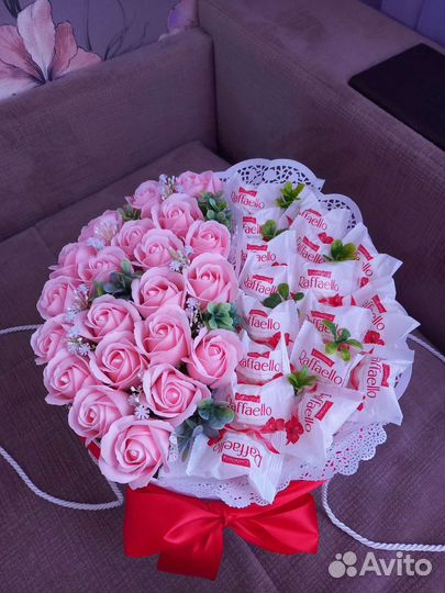 Букет из мыльных роз