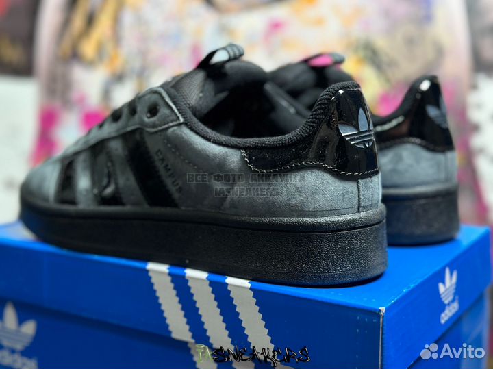 Кеды Adidas campus 00s carbon black 41-45