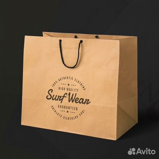 Крафт пакеты с логотипом
