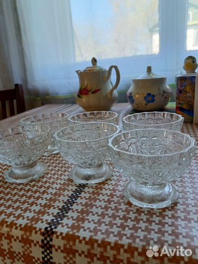 Креманки хрустальные СССР
