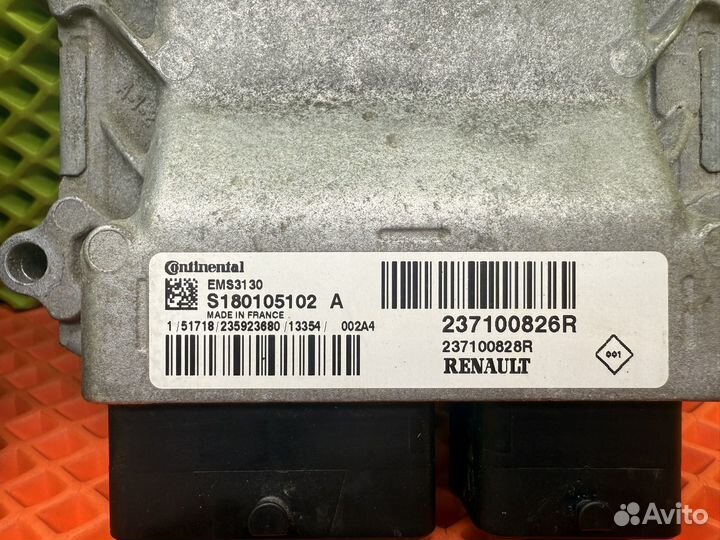 Комплект эбу Renault duster1 К4М 1.6л