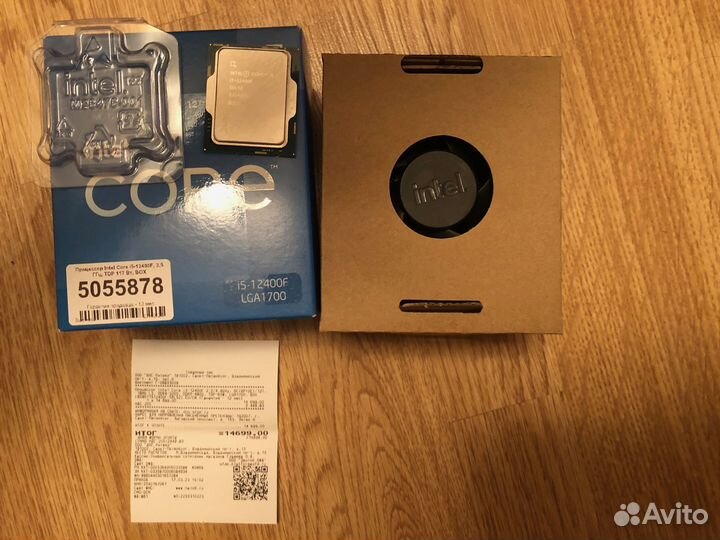 Intel core i5 12400F Box днс