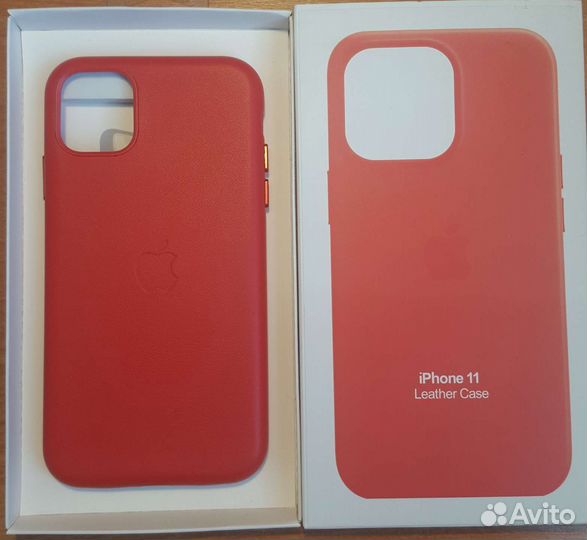 Кожаный чехол iPhone 11