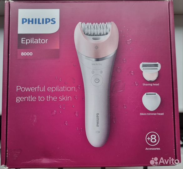 Philips epilator 8000 BRE721