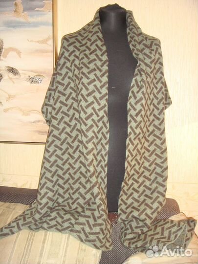 Nordstrom шарф кашемир теплый зеленый оригинал