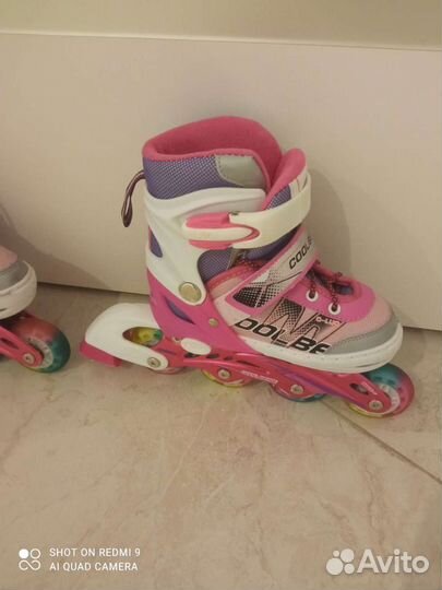 Роликовые коньки детские раздвижные