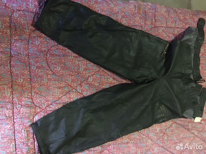 Кожаные брюки немецкой армии мотоциклистовв новом