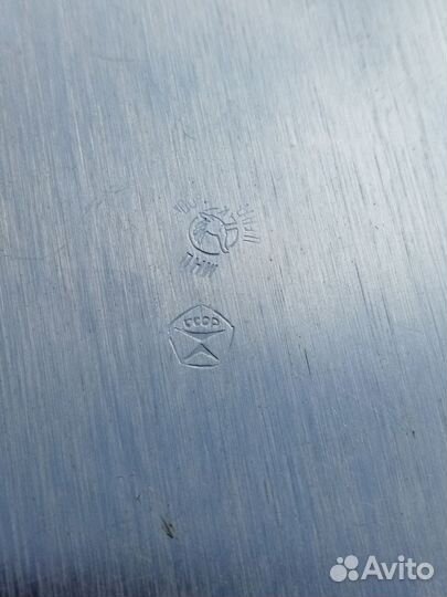 Поднос мельхиоровый Кубачи Винтаж СССР