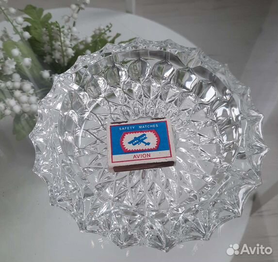 Пепельница хрустальная СССР